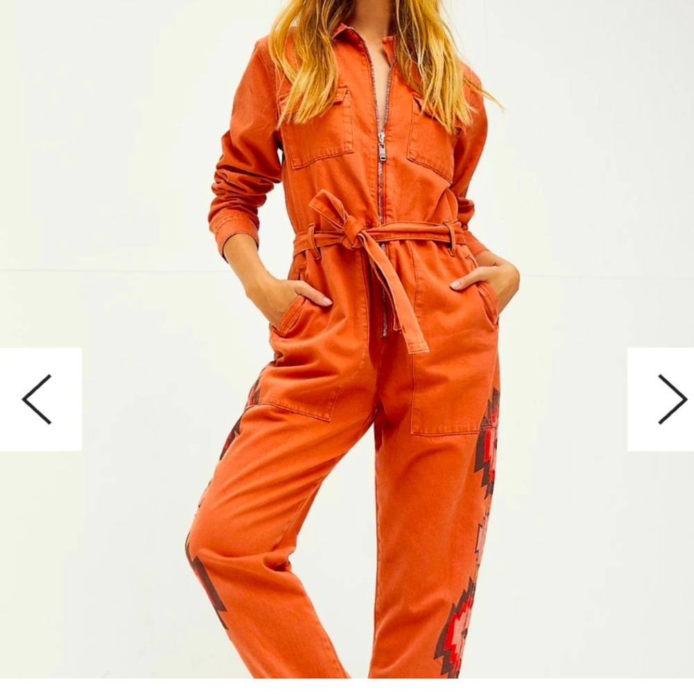 FP by OT dusty orange jumpsuit